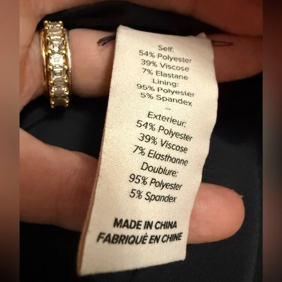 Cinq a Sept Elegant Navy Dress with Ruffle Detailing | size 4 | EUC - Picture 10 of 12